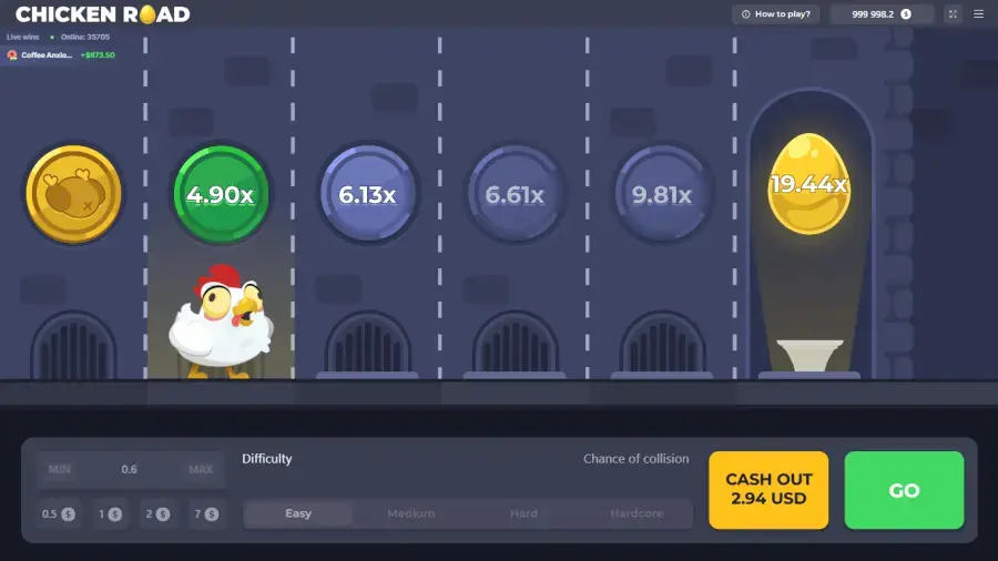 Chicken Road van InOut Games