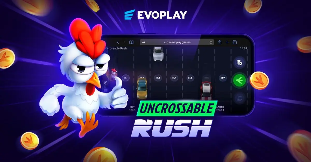 Uncrossable Rush van Evoplay